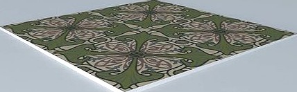 MAJORELLE GREEN 20-20 cement tiles tiles Marsh Tiles