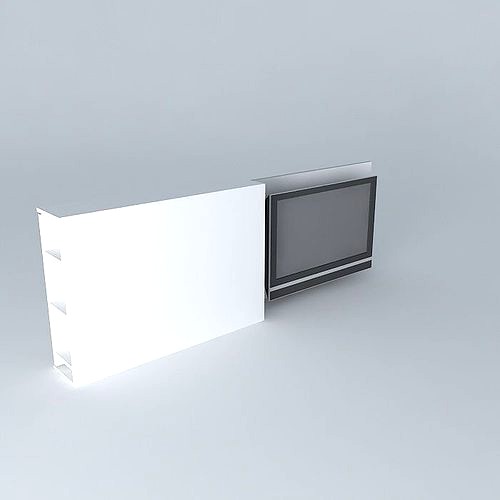 TV panel with sliding door TV 32