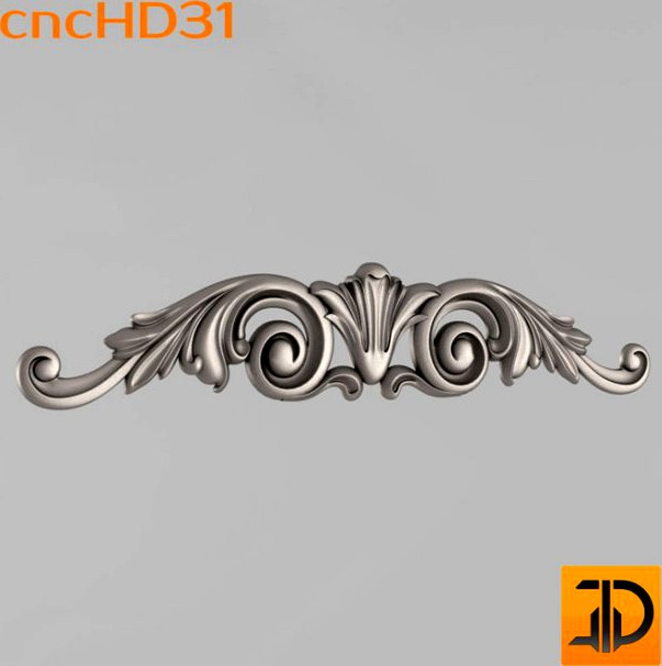 Horizontal decor 3D Model