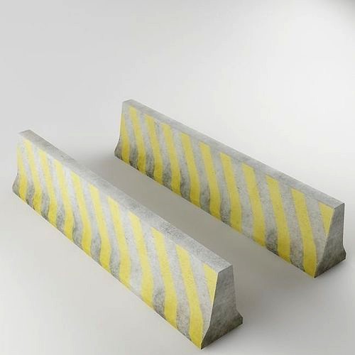 Traffic concrete barrier 03