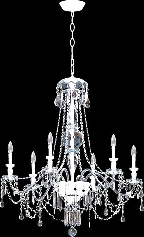 Ralph Lauren DANIELA WIDE CHANDELIER IN CRYSTAL