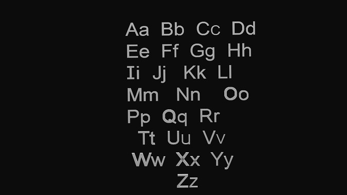 English Alphabet