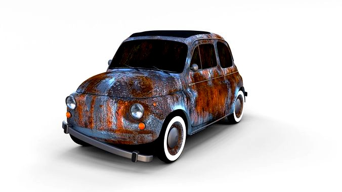 Rusty FIat 500 Nuova rev