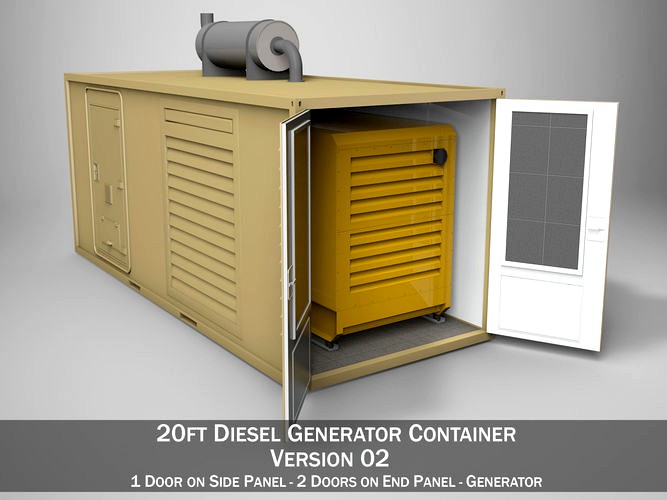 20ft Generator Container Version 2