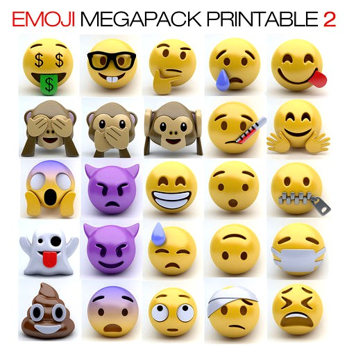 EMOJI MEGAPACK PRINTABLE 2