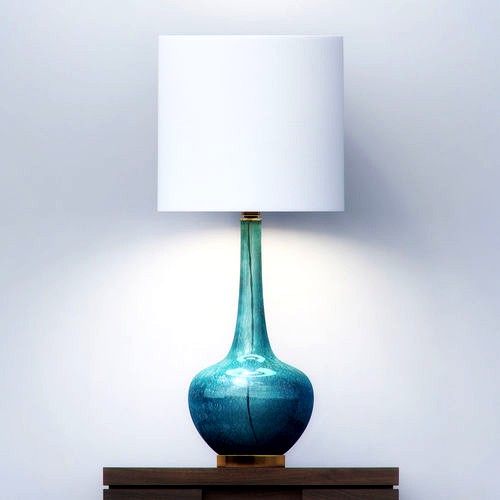 GRACE TUSCAN TEAL LAMP