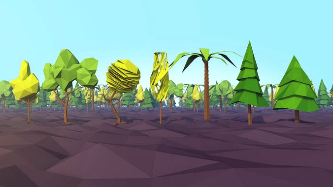 Low Poly Trees Pack 1