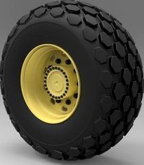Wheel from Roller-compactor