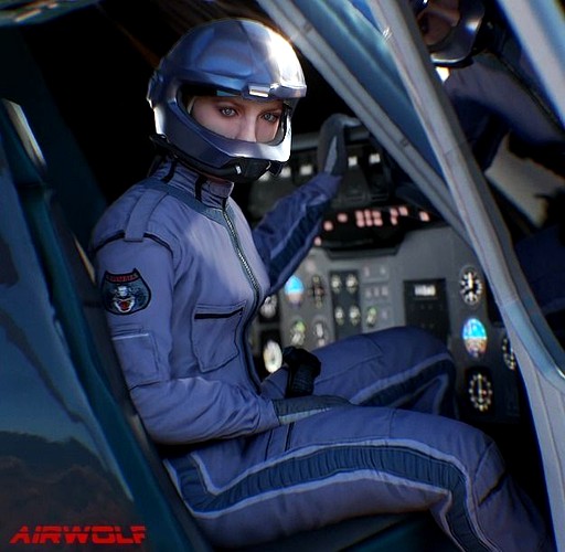 Airwolf Female Pilot