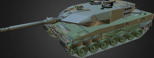 German Main Battle Tank Leopard II A6
