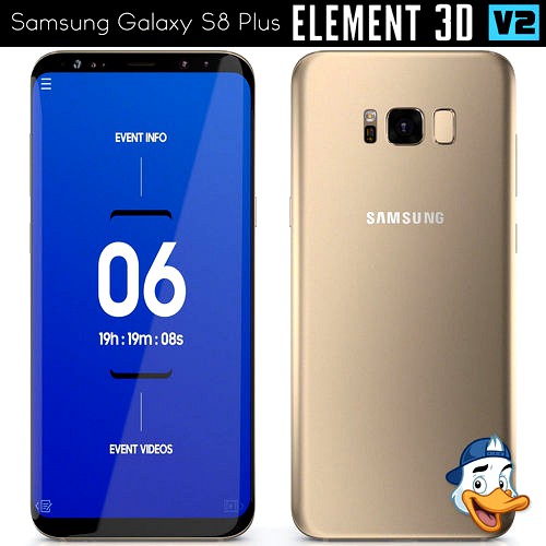 Samsung Galaxy S8 Plus for Element 3D