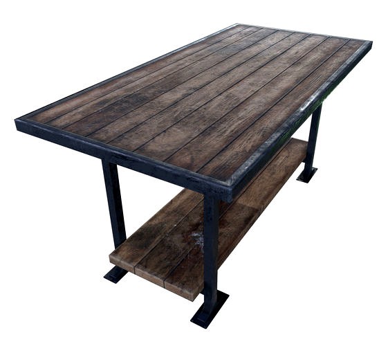 Work Table Worktable Game Ready PBR Textures