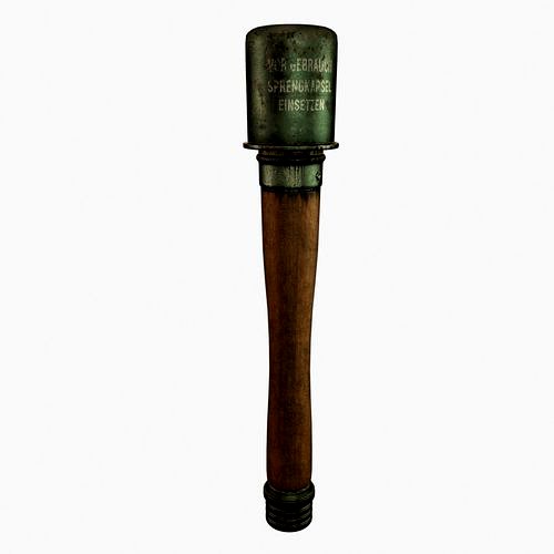 M24 Stielhandgranate Stick Grenade - RC low-poly
