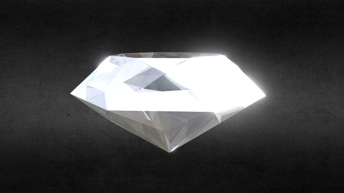 Game-Ready White Diamond Precious Gem