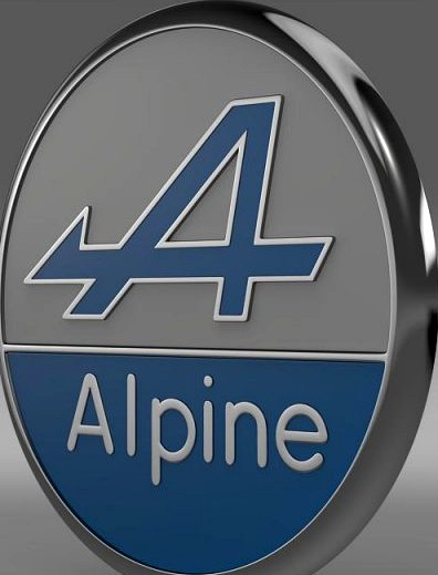 Alpine logo 3D Model