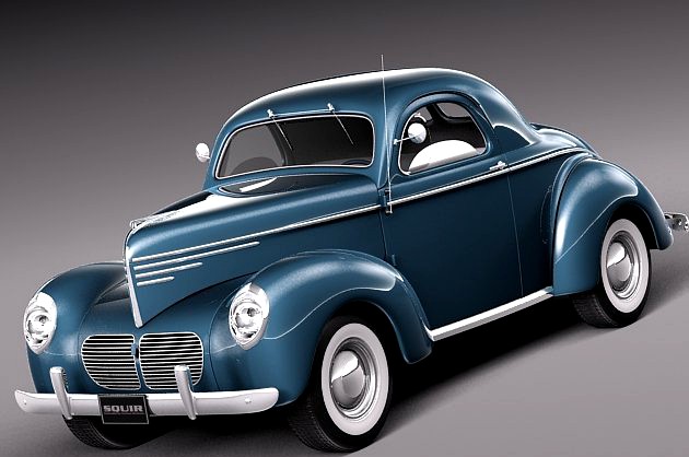Willys Coupe 1940 3D Model