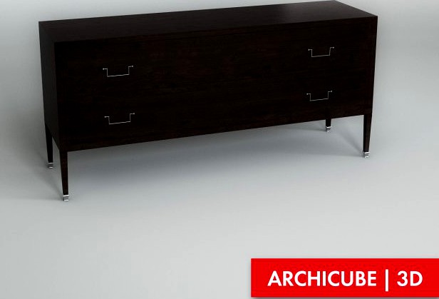 Console Table 003 3D Model