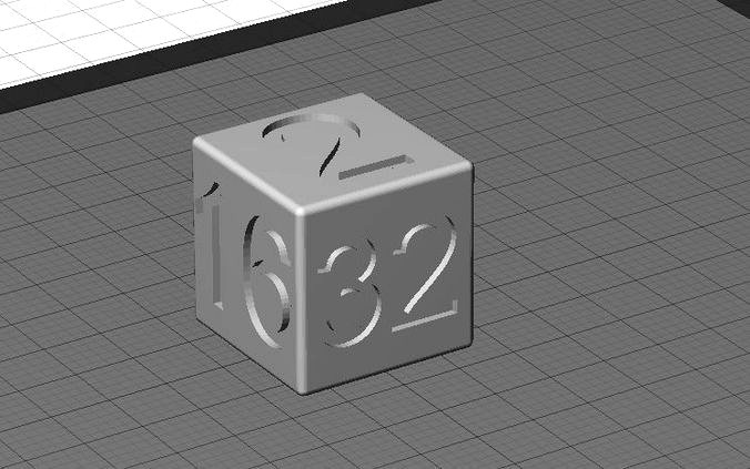 Doubling Cube for Backgammon | 3D