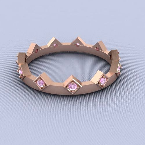 ring gold korona | 3D