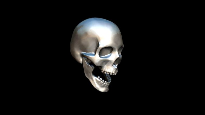 Realistic Skull pendant | 3D
