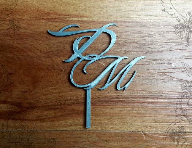 DM Cake topper | 3D