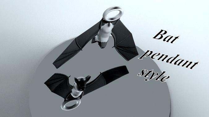 The Bat pendant | 3D