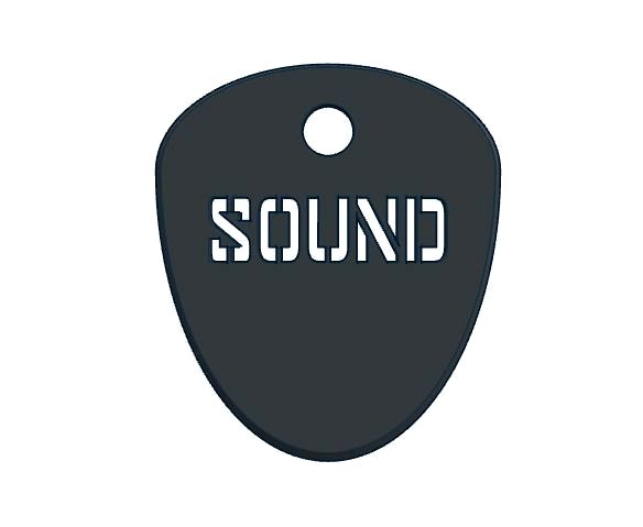 GUITAR PICK  SOUND 1mm | 3D