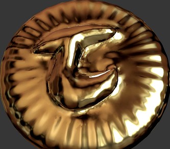 Zodiak sign Capricorn Coin 3D print model | 3D