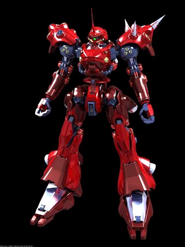 Kampfer custom in mobile suits gundam | 3D