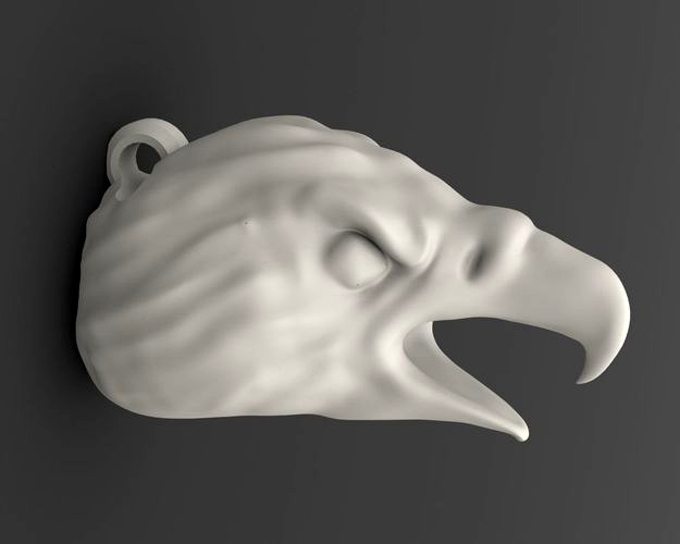 Eagle head keychain | 3D