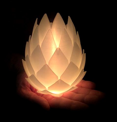 Pine Cone Tealight Candle Holder | 3D