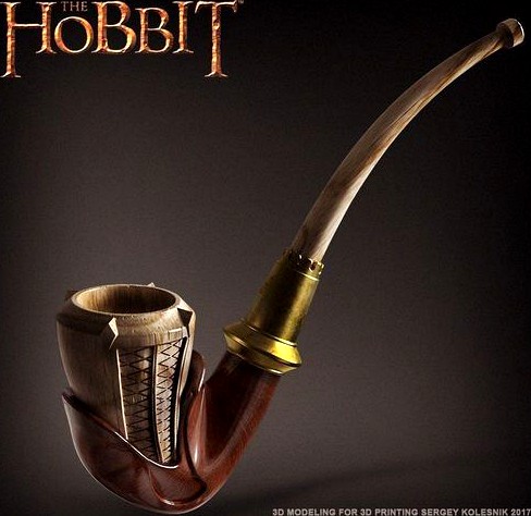 Kilis Pipe from film The Hobbit | 3D
