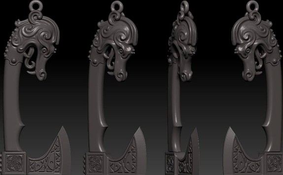 Scandinavian battleaxe | 3D