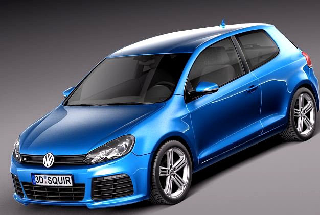 Volkswagen Golf VI 2012 3door 3D Model