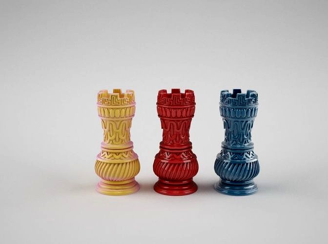 chess tower 2 | 3D