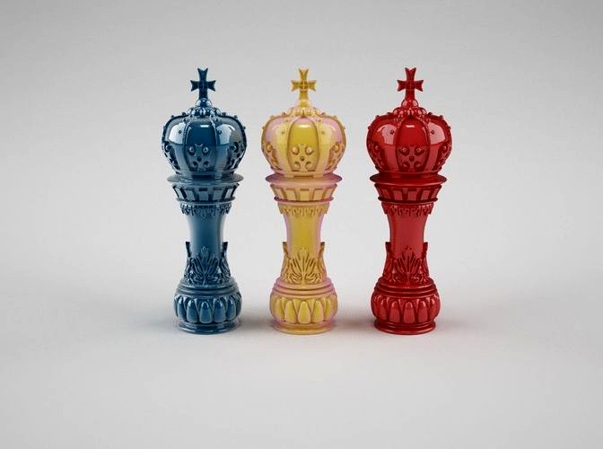 Chess king 1 | 3D