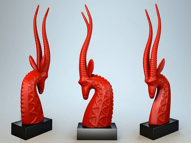 Sculpture Antelope P | 3D