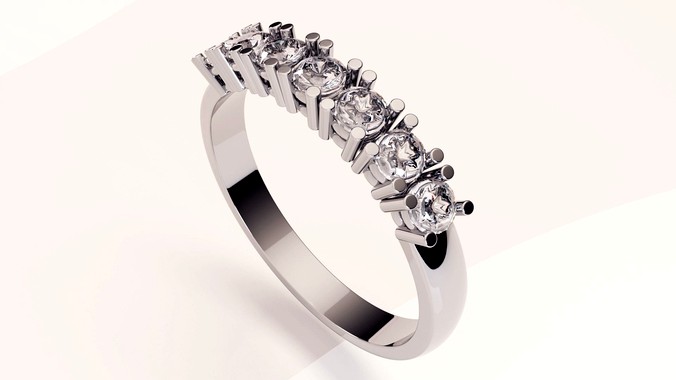 ring diamant 7 | 3D