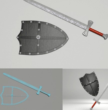 Medieval Sword &amp; Shield