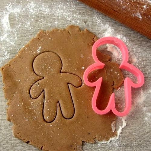 Gingerbread man hands down cookie cutter for professional | 3D