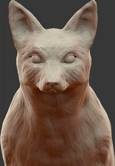 Fox sculpture | 3D