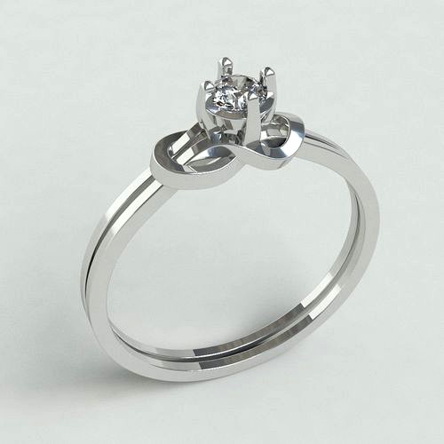 Ringmodel105 - Engagement ring | 3D