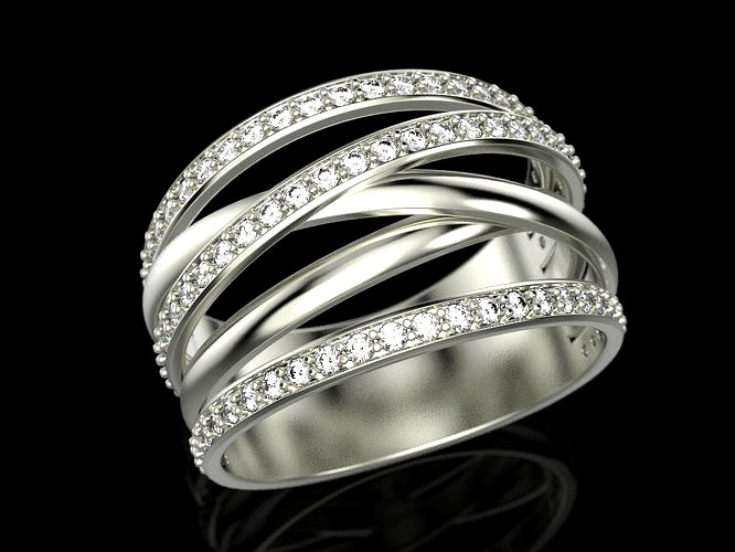 Multi band ring | 3D