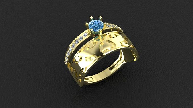 Diamond Ring ready | 3D