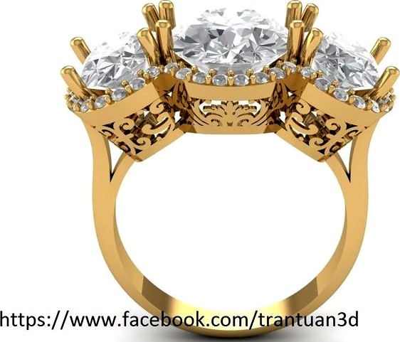 79 Luxury Diamond Ring For Women | 3D