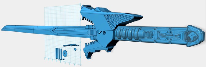 Power Rangers SPD shadow saber sword | 3D