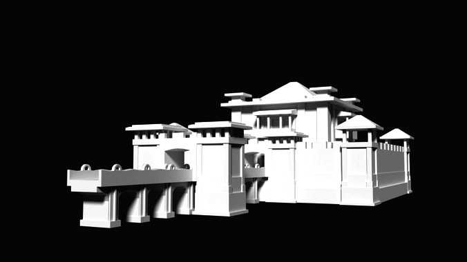 Castle 3D Model for game  | 3D