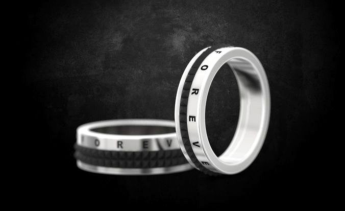 Rings for a pair of lovers 107 | 3D