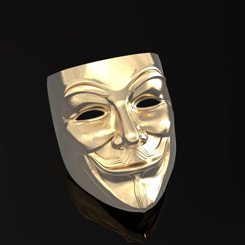 Mask of vendetta 046 | 3D