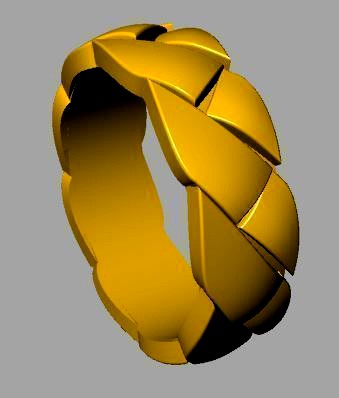NIce BAnd Ring | 3D